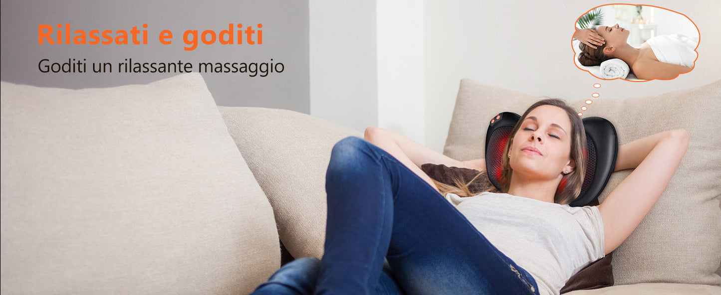 Cuscini per Massaggi Elettrici Cuscino Massaggiante Shiatsu - Gear©
