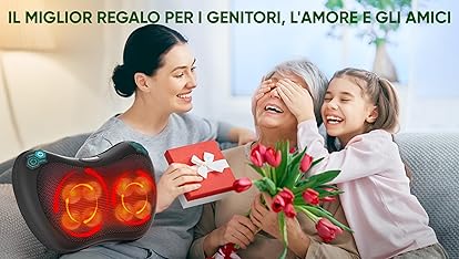 Cuscini per Massaggi Elettrici Cuscino Massaggiante Shiatsu - Gear©