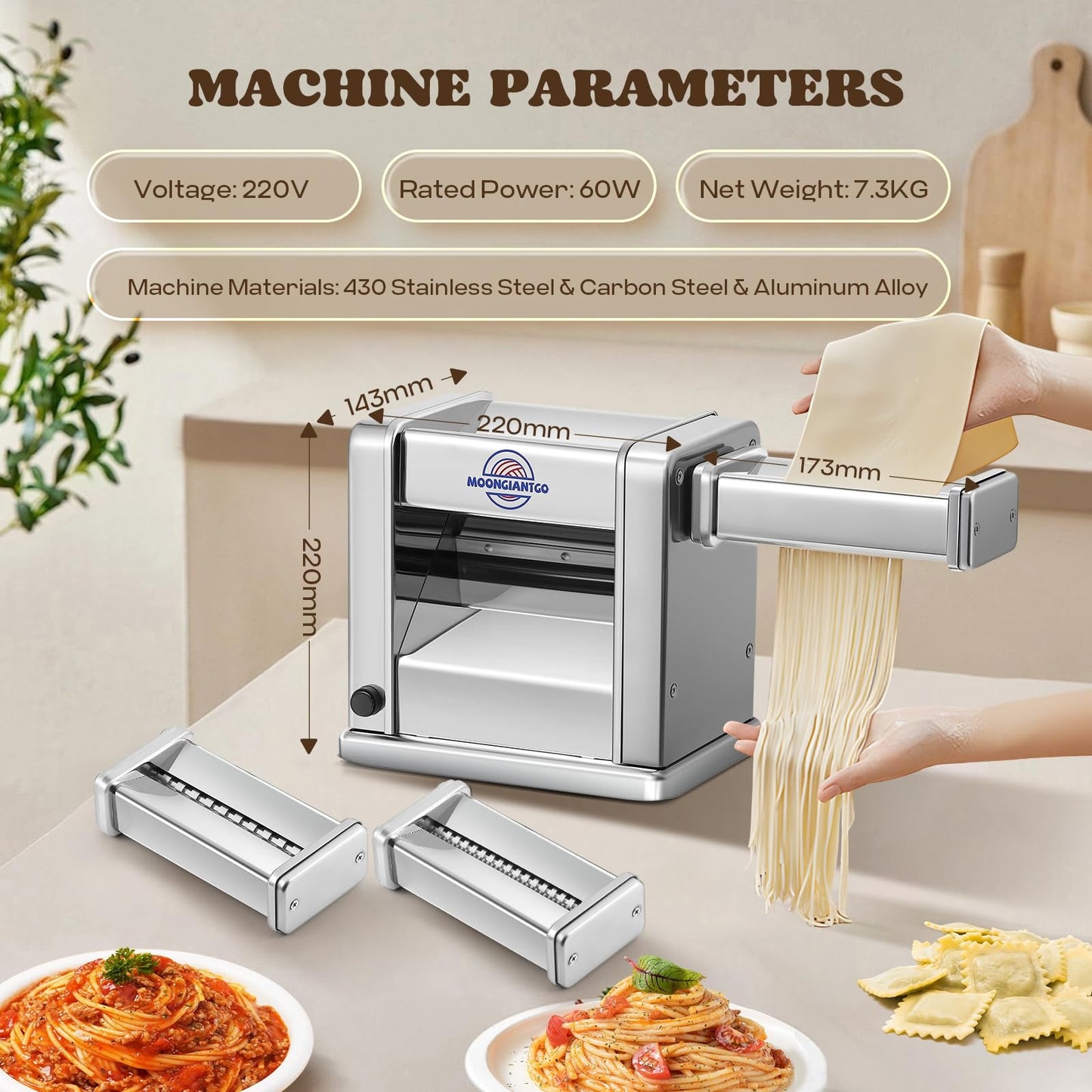 Macchina per la Pasta Elettrica - PastaMaker Gear
